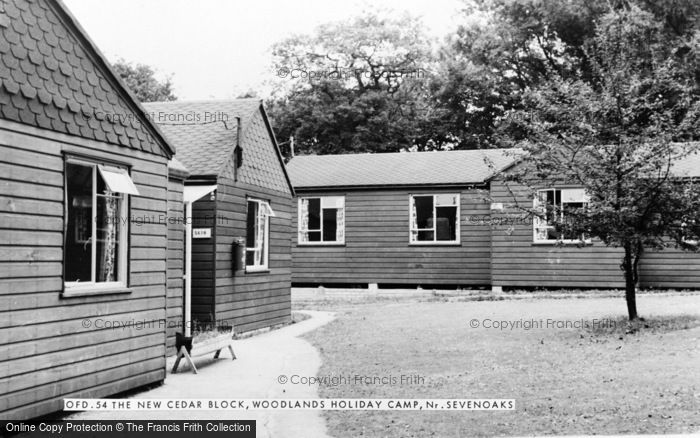 Photo of Sevenoaks, Woodlands Holiday Camp, The New Cedar Block c.1955