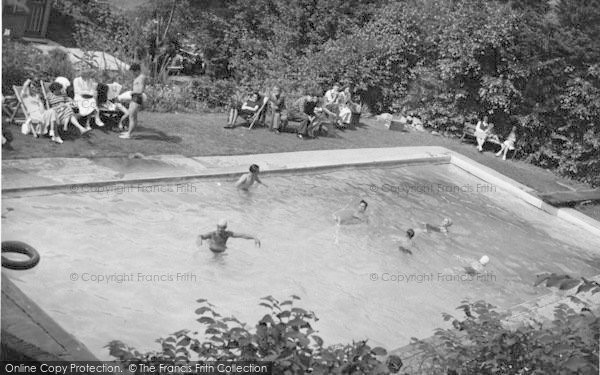 Photo of Sevenoaks, Woodlands Holiday Camp, The Swimming Pool c.1955