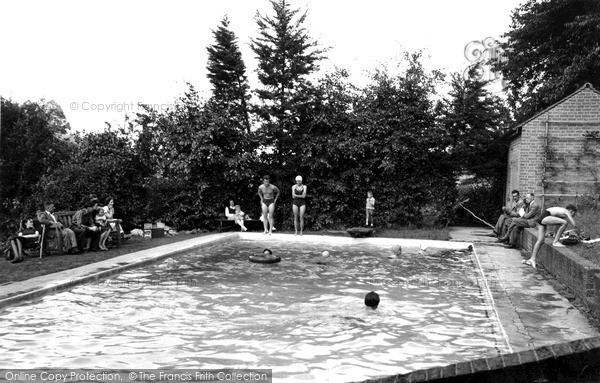 Photo of Sevenoaks, Woodlands Holiday Camp, The Swimming Pool c.1955