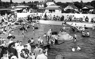 Severn Beach, Blue Lagoon and Childrens Swimming Pool c1950