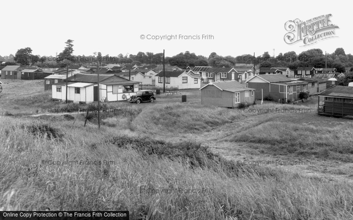 Photo of Severn Beach, The Holiday Chalets c.1955