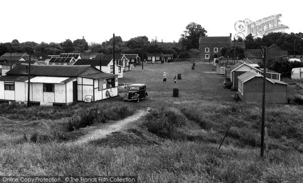 Photo of Severn Beach, The Holiday Chalets c.1955
