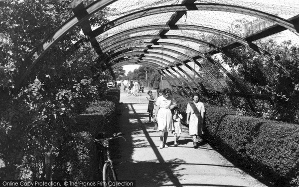 Photo of Severn Beach, The Pergola c.1955