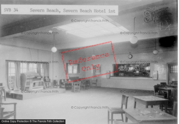 Photo of Severn Beach, The Severn Beach Hotel, Interior c.1960