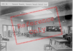 The Severn Beach Hotel, Interior c.1960, Severn Beach