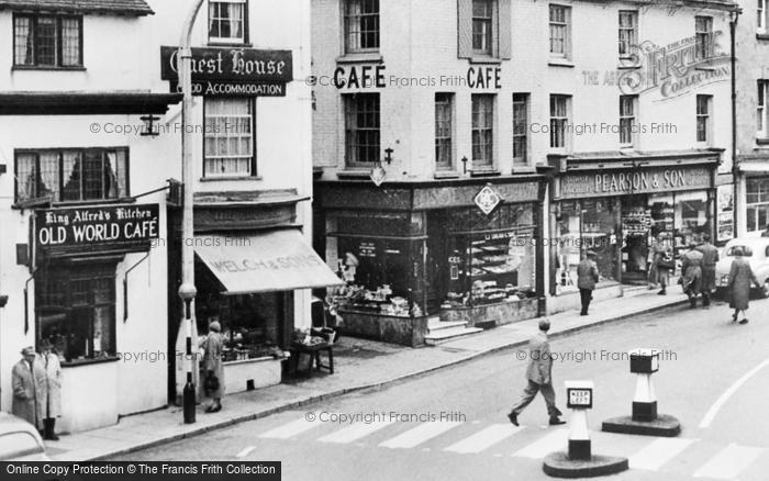 Photo of Shaftesbury, Cafes, High Street c.1955