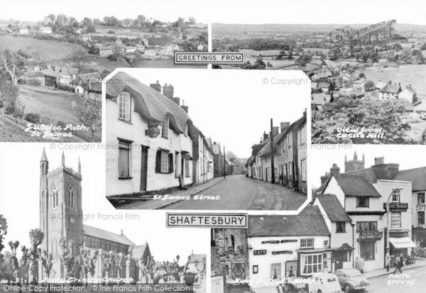 Photo of Shaftesbury, Composite c.1955