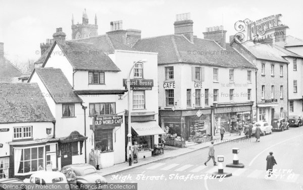 Photo of Shaftesbury, High Street c.1955