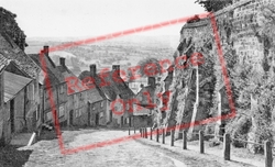 Old Abbey Walls And Gold Hill c.1944, Shaftesbury