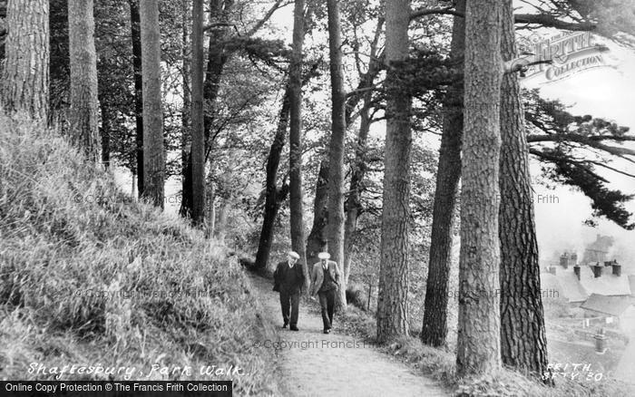 Photo of Shaftesbury, Park Walk c.1950