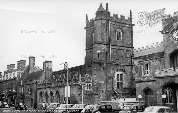 Photo of Shaftesbury, St Peter's Church c.1955