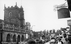 St Peter's Church c.1955, Shaftesbury