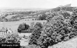 The View From Castle Hill c.1955, Shaftesbury