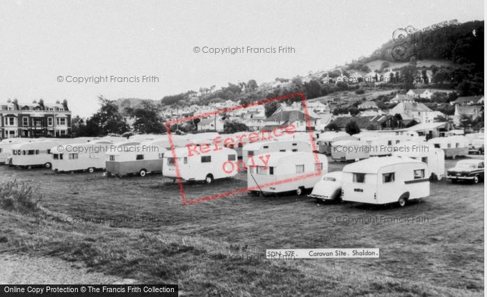 Photo of Shaldon, Caravan Site c.1965