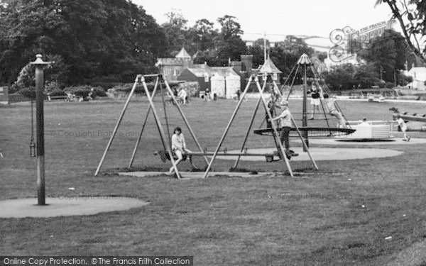 Photo of Shaldon, Children On The Swings c.1965