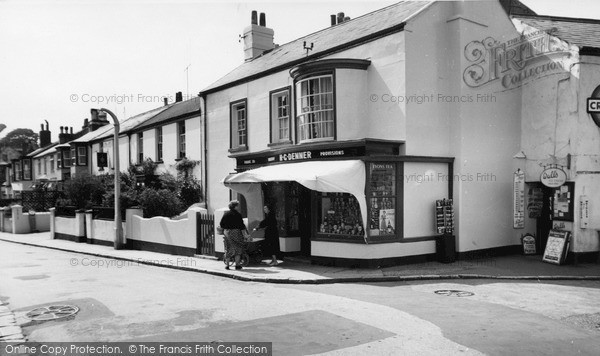 Photo of Shaldon, Shop In Fore Street c.1955