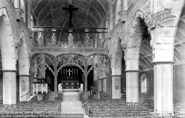 Photo of Shaldon, St Peter's Church Interior 1903