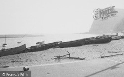 The Beach And Ness c.1955, Shaldon