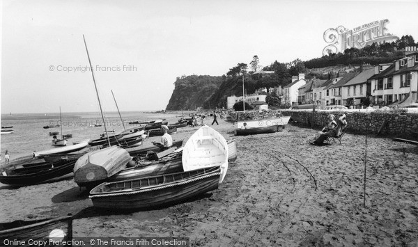 Photo of Shaldon, The Beach c.1955
