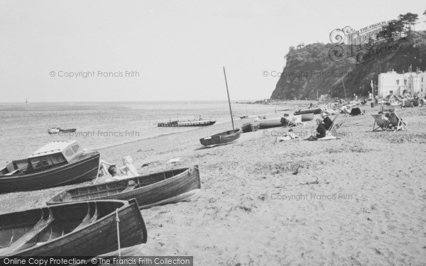 Photo of Shaldon, The Beach c.1955