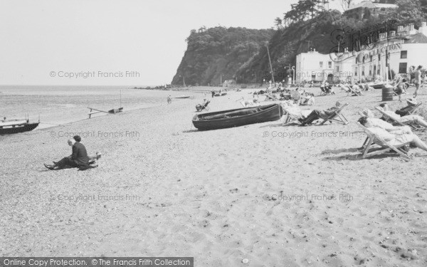 Photo of Shaldon, The Beach c.1955