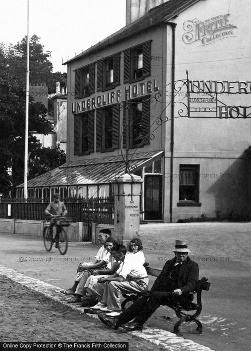 Photo of Shaldon, Undercliff Hotel 1934
