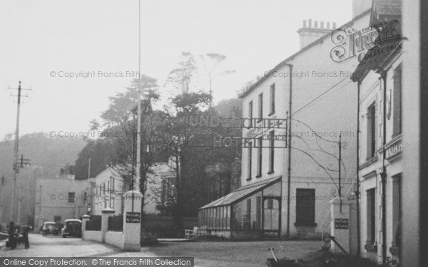 Photo of Shaldon, Undercliff Hotel c.1955