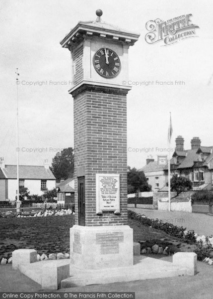 Photo of Shaldon, War Memorial 1922