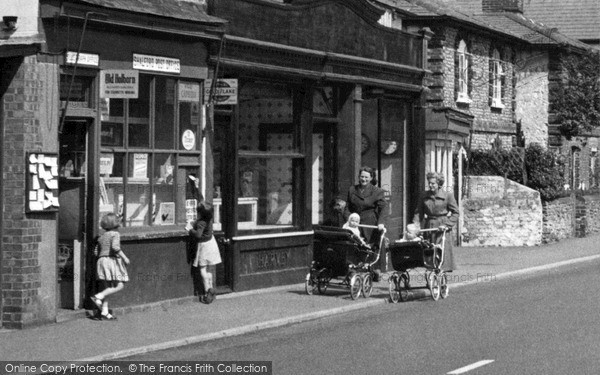 Photo of Shalford, Prams Outside The Post Office c.1955