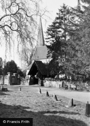 St Mary's Church c.1955, Shalford