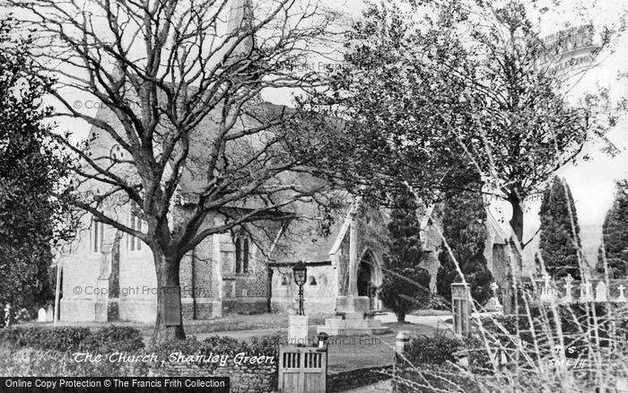 Photo of Shamley Green, Christ Church c.1955