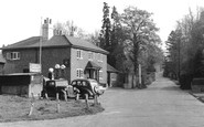 Shamley Green, the Garage and Bricklayers Arms c1955