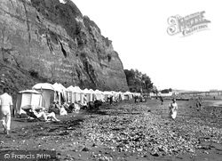 Appley Cliffs Bathing Tents 1918, Shanklin