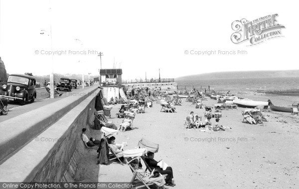 Photo of Shanklin, Beach c.1950