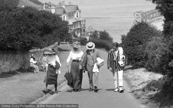 Photo of Shanklin,  East Cliff Promenade 1913