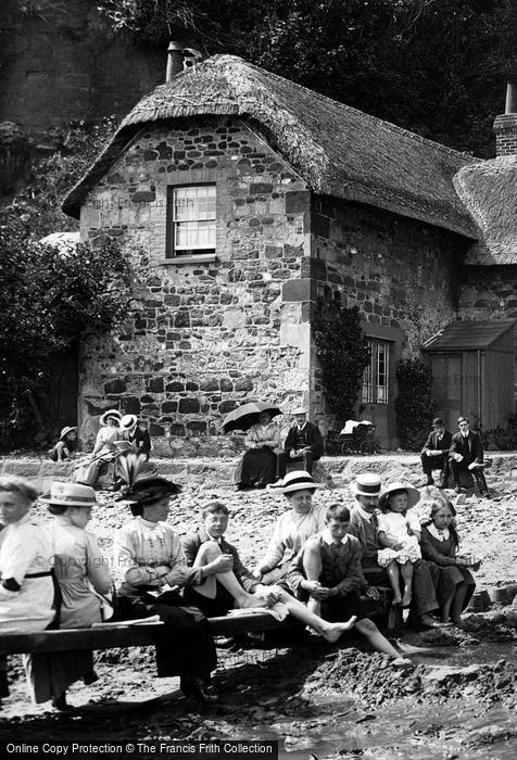 Photo of Shanklin, Families Near Chine Entrance 1913