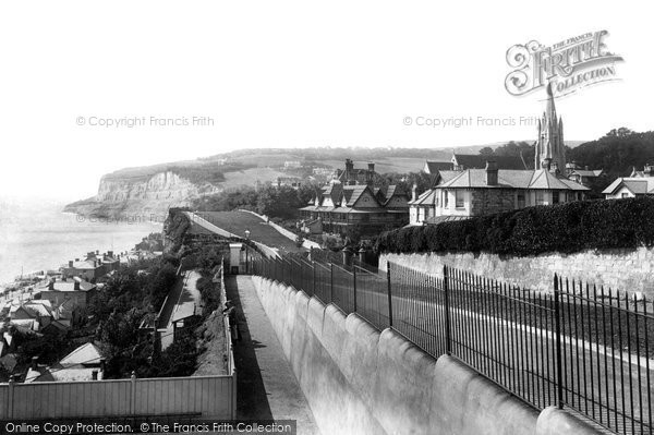 Photo of Shanklin, From Lift Steps 1892