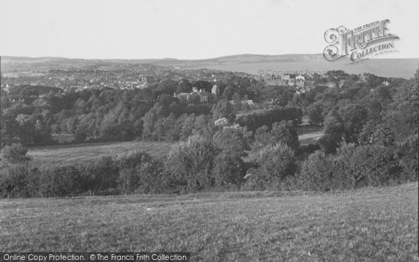Photo of Shanklin, From The Downs 1935