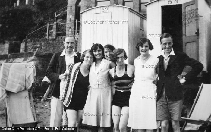 Photo of Shanklin, Happy Holiday Makers 1930