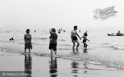 Paddling In The Sea c.1955, Shanklin