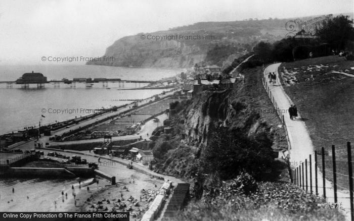 Photo of Shanklin, Pier And Cliffs c.1935