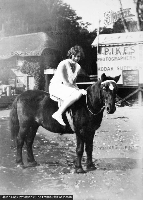 Photo of Shanklin, Pony Ride 1930
