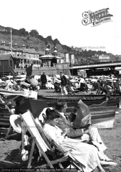 Photo of Shanklin, Relaxing On The Beach 1918
