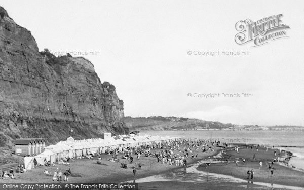 Photo of Shanklin, The Bathing Huts 1923