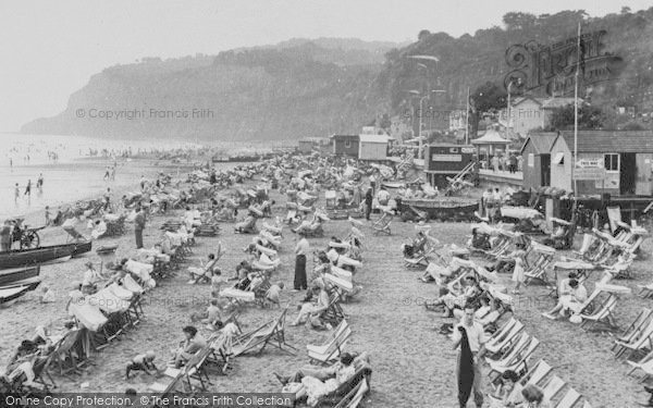 Photo of Shanklin, The Beach c.1955