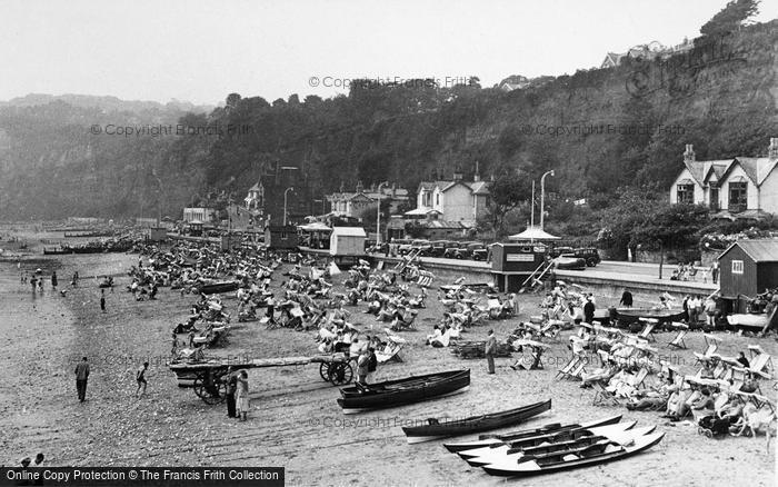 Photo of Shanklin, The Beach c.1955