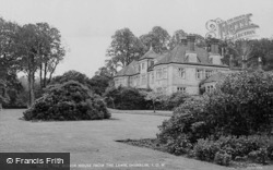 The Manor House From The Lawn c.1950, Shanklin