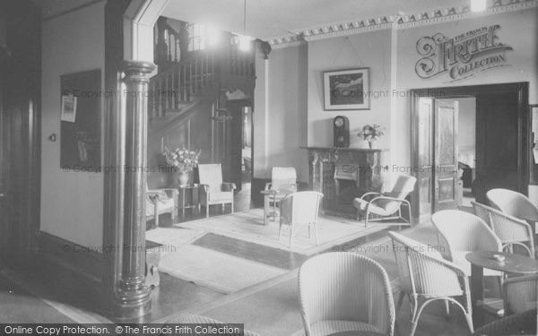 Photo of Shanklin, The Manor House, The Hall Lounge c.1950