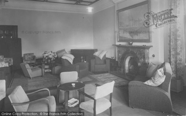 Photo of Shanklin, The Manor House, The Lounge c.1950