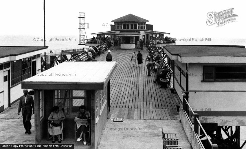 Shanklin, the Pier c1955